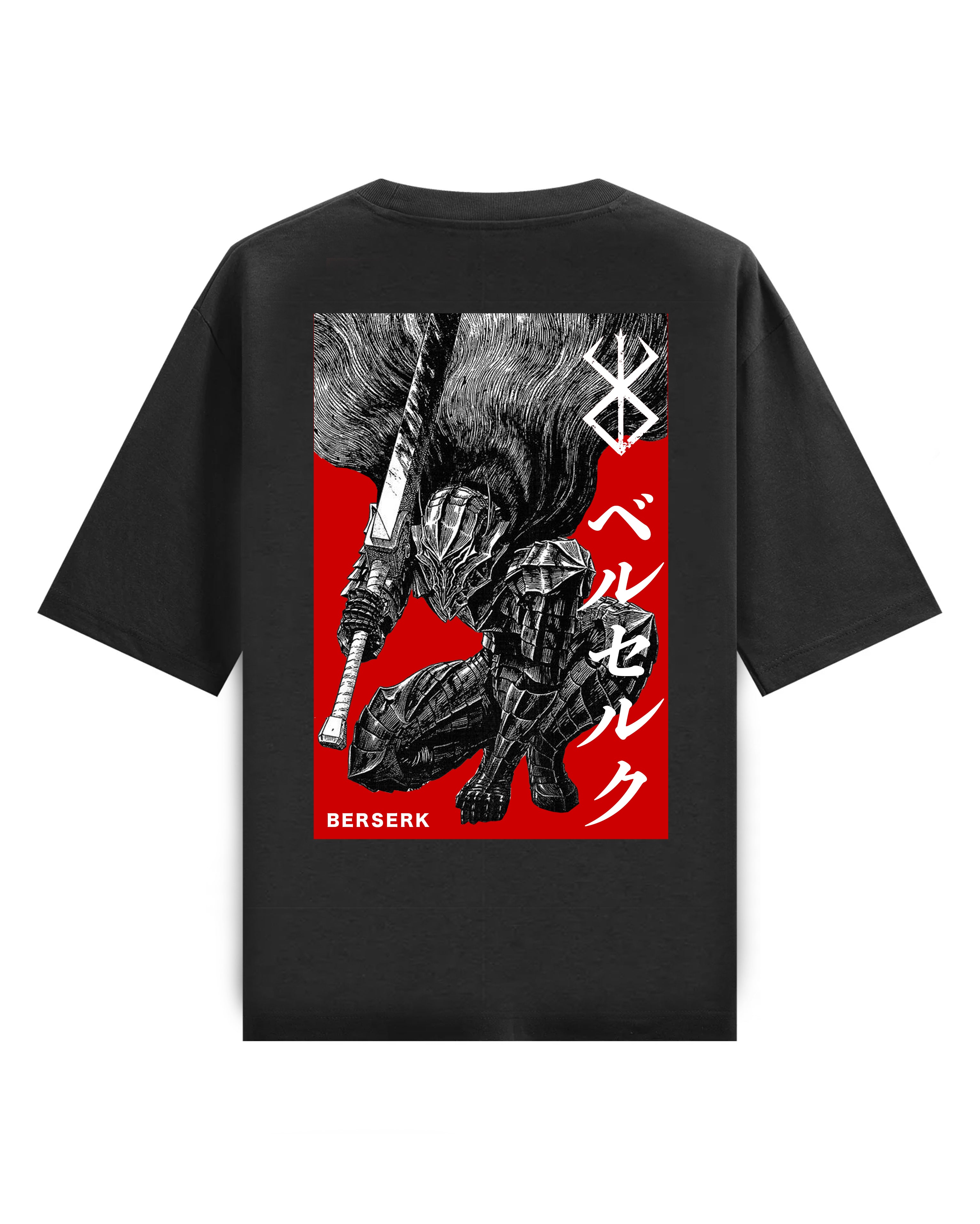 BLACK SWORDSMAN - HEAVY OVERSIZED TEE
