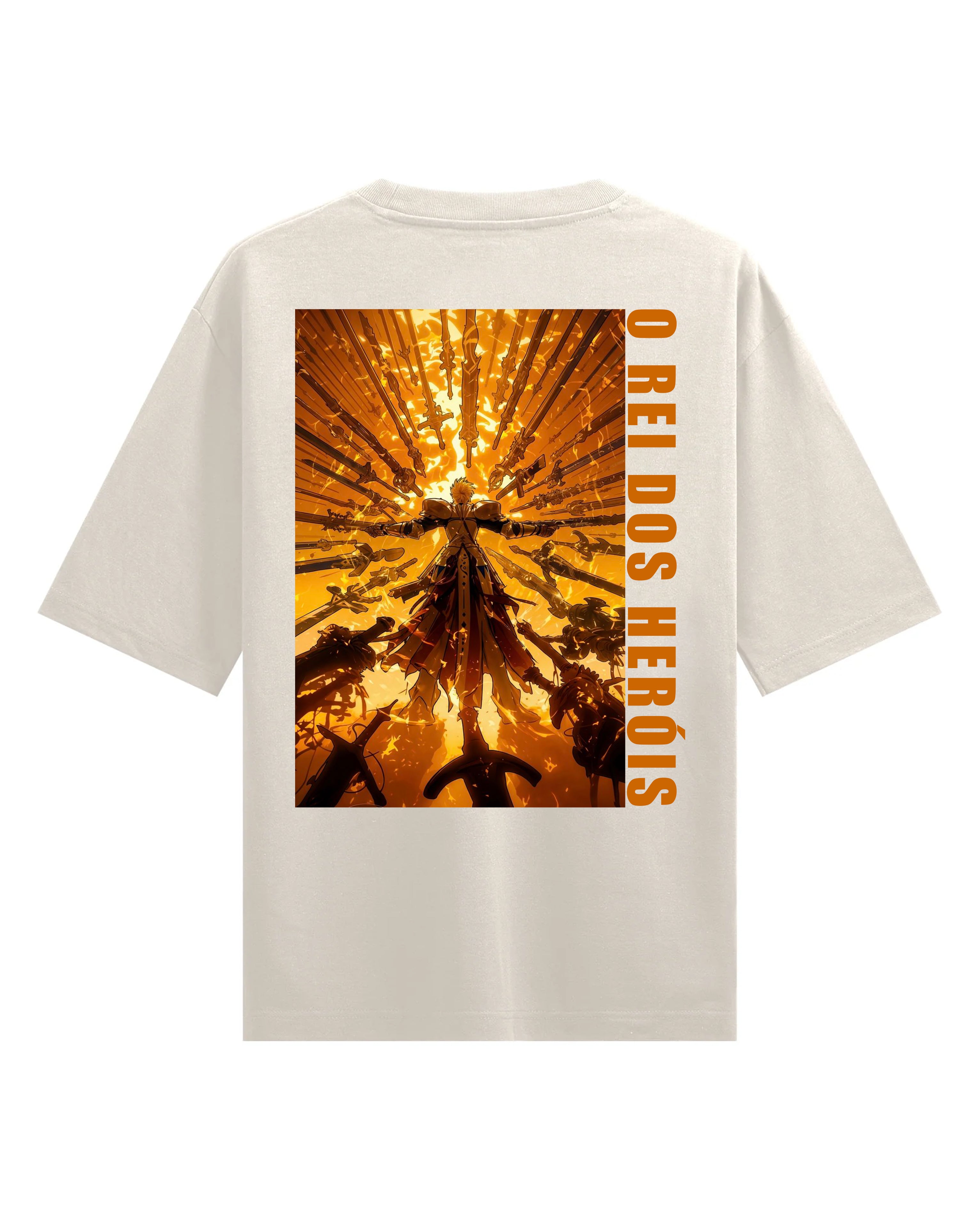 O REI DOS HERÓIS - OVERSIZED HEAVY TEE