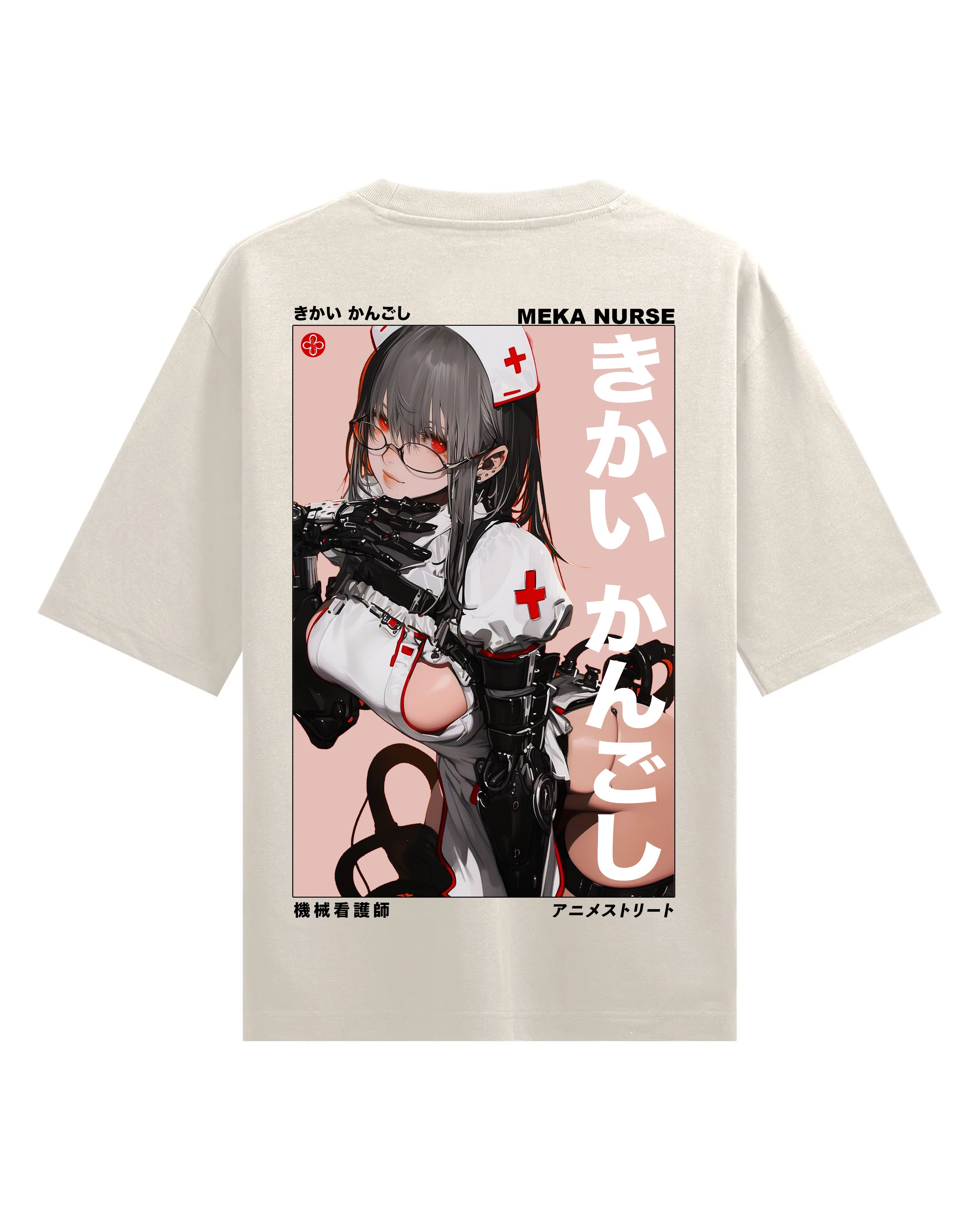 MECHA NURSE - HEAVY OVERSIZED TEE